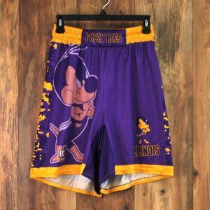 Blue Chip Athletic Men's Fuzzy Bee Mickey Mouse Illinois Shorts M